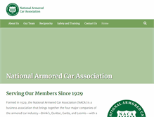 Tablet Screenshot of nationalarmoredcar.org